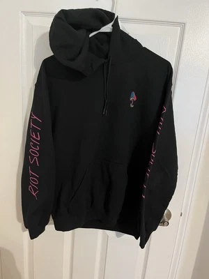 Sudadera con Capucha Riot Society Rara Champiñón Mediana Sin Usar, Bolsillo Frontal Foto 1 de 4