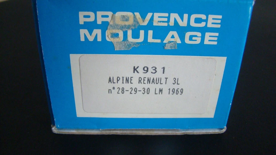 Kit 1/43 Provence Moulage Alpine Renault 3L N°28-29-30 LM 1969 - Photo 1/4