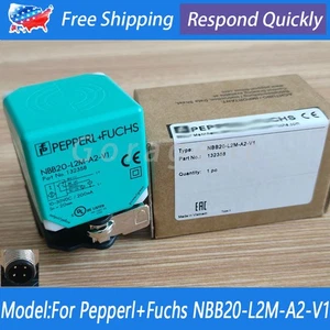Neu für Pepperl + Fuchs NBB20-L2M-A2-V1-M Induktiver Näherungssensor Reichweite 20 mm - Bild 1 von 9