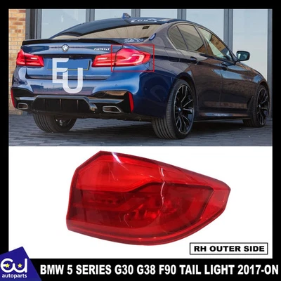 FOR BMW 5 SERIES G30 G38 F90 LED OUTER REAR TAIL LIGHT LAMP DRIVER RIGHT SIDE OE - Image 1 of 4