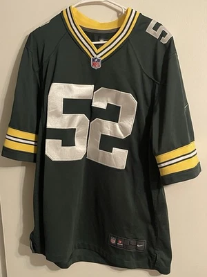 Camiseta deportiva cosida en el campo Nike Clay Matthews Green Bay Packers NFL grande para adulto Foto 1 de 4