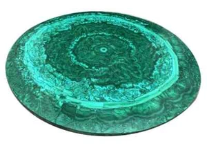 Green Marble Coffee/Dining Table Top Malachite Inlay Random Stone Patio Tables - Picture 1 of 8