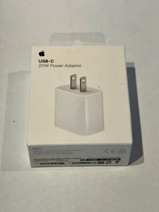 Original Apple iPhone 14 15 Plus Pro Max 20W USB-C Charger MHJA3AM/A New Sealed - Picture 1 of 2