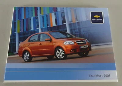 Presseinformation Su CD Der Iaa 2005 Con Chevrolet Aveo / Nubira / Lacetti Ecc. - Immagine 1 di 3