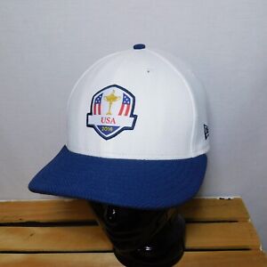 2016 Ryder Cup TEAM USA 16 Blue White New Era Golf Cap Hat Adjustable Adult Size