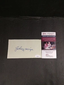 Johnny Mize Signed Cut Autograph JSA Certified Hall of Famer-1 # - Picture 1 of 3