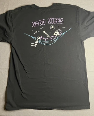 Camiseta Good Vibes L Manga Corta Cuello Redondo Algodón Llama a Tu Madre Foto 1 de 3