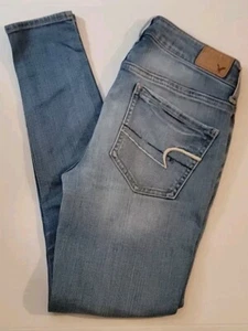 American Eagle Jegging Super Stretch Skinny Women's Jeans Size 4 Short - Picture 1 of 9