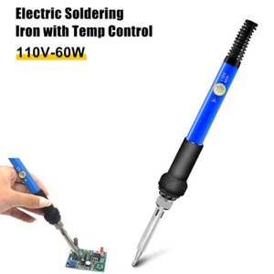 Kit ferro per saldatura elettrica 60 W 110 V saldatura latta strumento di riparazione pennino per riparazione - Foto 1 di 16