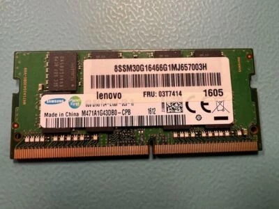 Lenovo 03T7414 8GB Memory Module RAM - Image 1 of 2