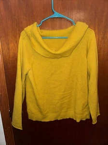 Suéter amarillo By Anthropologie para mujer talla grande DEFECTUOSO - Imagen 1 de 10