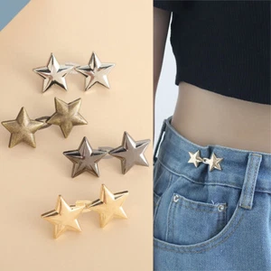 Alloy Waist Tightener No Sewing Waistband Tightener Adjustable Waist Buckle DIY - Picture 1 of 27