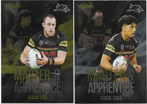 2022 Nrl Traders Master & Apprentice Black 2 Card Team Set - PANTHERS - Foto 1 di 1