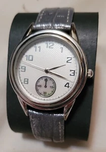 Ding Feng Ladies Watch NEW BATTERY Gray / Silver Strap - Picture 1 of 2