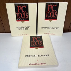 Vintage Central Point Pc Tools Deluxe; Version 6 Six Desktop Manager Manuals - Picture 1 of 7