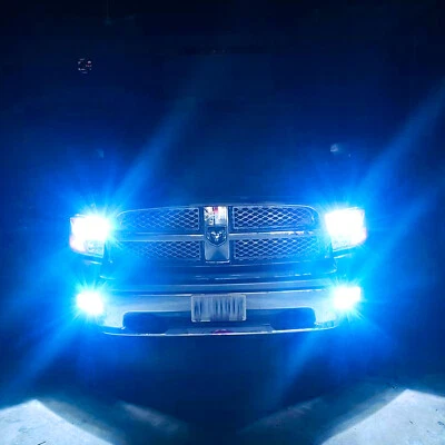 8000k H13 LED Headlight Hi/Lo Beam Bulbs for Dodge Ram 1500 2500 3500 2006-2012 - Image 1 of 4