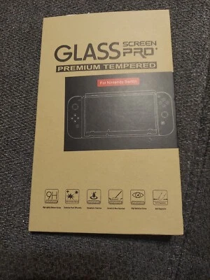 Nintendo Switch Tempered Glass Protective Screen Glass Screen Pro - Image 1 of 4
