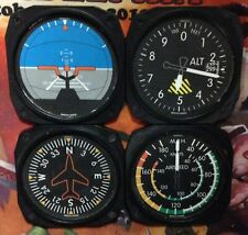  Trintec Classic Aircraft Instrument Coaster Set 4pc Coasters Aviation Pilot
