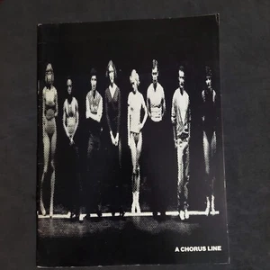 A Chorus Line - 1977 PROGRAMA DE TEATRO con desplegable Marvin Hamlisch Joseph Papp - Imagen 1 de 4