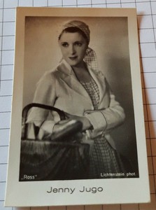 Movie Star JENNY JUGO | Portrait Photo - Trading Card #3140