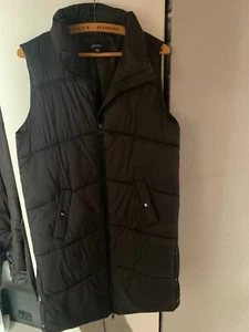 Damen leichte Steppweste lang Gr. M von Vero Moda Schwarz Weste Longweste *NEU* - Bild 1 von 3