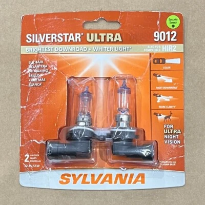 Sylvania 9012 SilverStar ULTRA High Performance Headlight Pair Set 2 Bulbs - Image 1 of 4