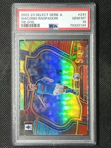 Giacomo Raspadori 2022-23 Panini Select Serie A Tie Dye #/25 Napoli PSA 10 pop 1 - Picture 1 of 2