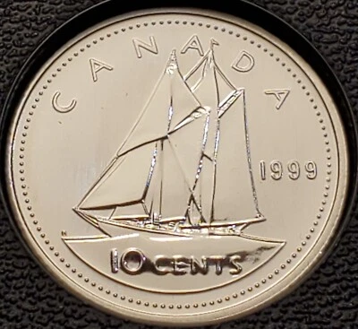 1999 SPECIMEN CANADA 10 Cent Dime Uncirculated Coin SP UNC - Image 1 of 2