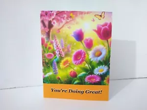 Encouragement blank Bright and colorful card/envelope - Picture 1 of 1