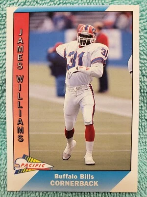1991 PACIFIC JAMES WILLIAMS  #34 BUFFALO BILLS - Image 1 of 4