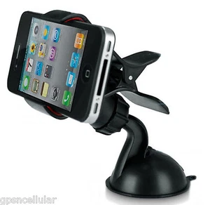 universal car phone windshield holder surface mount for iphone ipod PSP PDA more - Picture 1 of 2