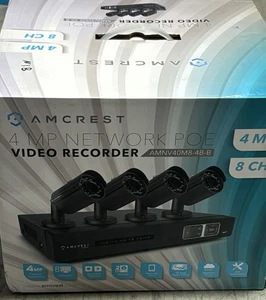 Amcrest HD 1.3-Megapixel (1280 x 960P) 8Ch Network POE Video Security System ... - Picture 1 of 1