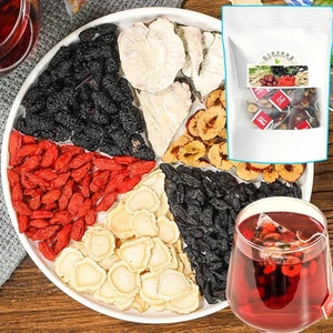 Té de cinco tesoros de ginseng 20 piezas, té de riñón, té de hígado, fecha roja salud renal - Imagen 1 de 15