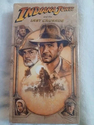 Indiana Jones and the Last Crusade VHS NEW SEALED 1989 Harrison Ford, LucasFilm - Image 1 of 3
