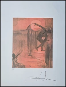 SALVADOR DALI * The Divine Comedy * 65 x 50 cm * signed lithograph * limited - Picture 1 of 8