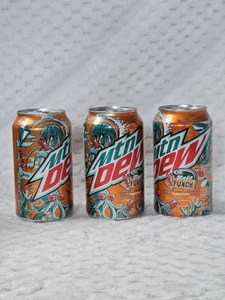 Mountain Dew Tropical * Baja Punch * 3 volle 12oz Dose abgelaufen 2022 - Bild 1 von 4