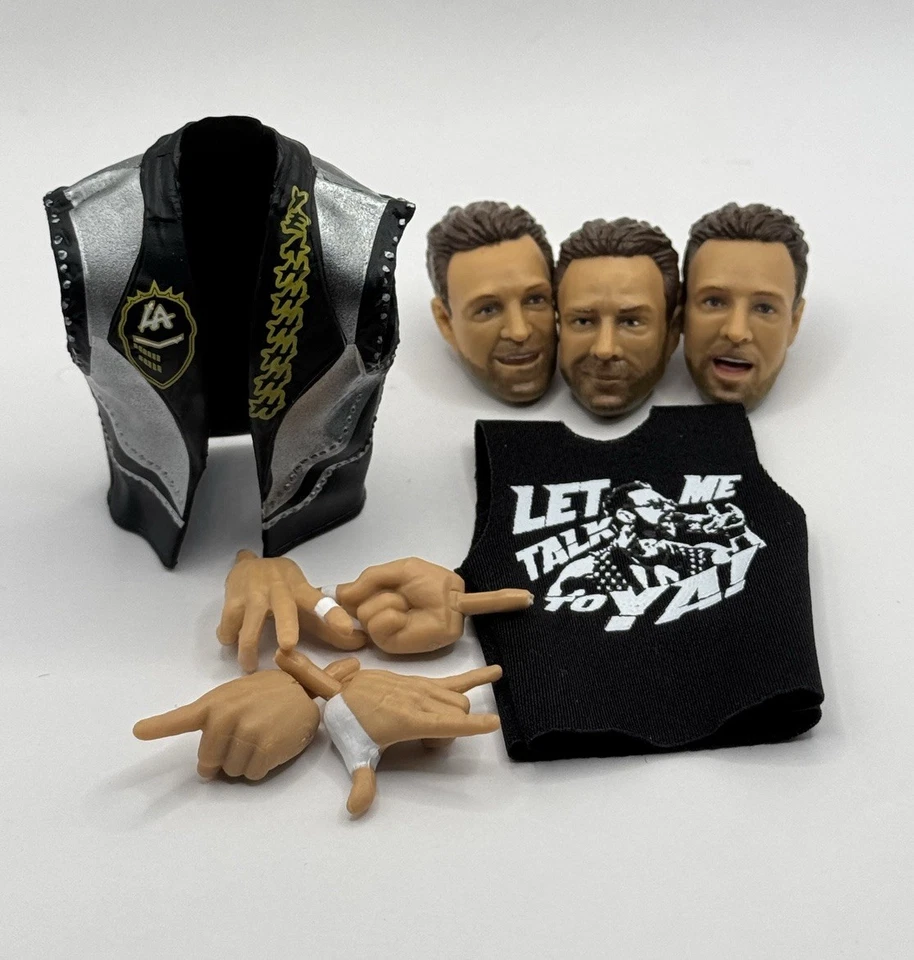 WWE Ultimate Edition - LA Knight Accesorio Forraje Lote Lucha Escala 1/12 Foto 1 de 2