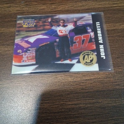 1996 Pinnacle Speed Flix - John Andretti #5 Artist's Proof - Image 1 of 4
