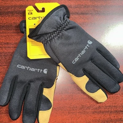 CARHARTT HIGH-DEXTERITY OPEN-CUFF GLOVES Work Glove Black Barley X-LARGE - Image 1 of 4