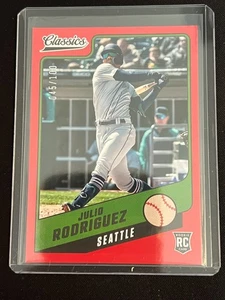 Julio Rodriguez 2022 Chronicles Classics Red #45/100 (RC) - Seattle Mariners - Picture 1 of 2