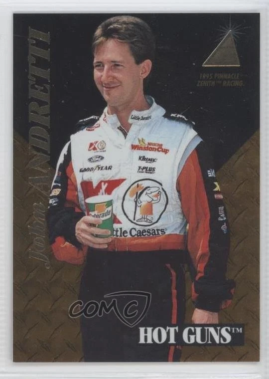 1995 Pinnacle Zenith Hot Guns John Andretti #33 - Image 1 of 2