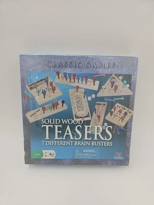 Cardinal Solid Wood Teasers Peg Brain Game Collection 7 Different Busters  2007 - Image 1 of 2