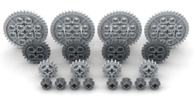 20 LEGO Standard Gears - 4 Sizes (8,16,24,40,car,transmission,motor,spur,engine) - Image 1 of 2