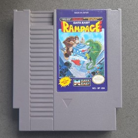 Data East Rampage Nintendo NES Arcade Action Game Cartridge NTSC-U/C