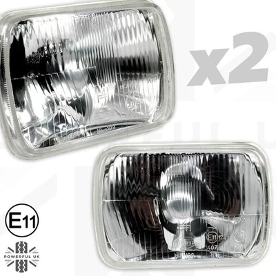2x LUZ DE CABEZA HALÓGENA Daihatsu Fourtrak lámpara H4 RHD NUEVO gasolina diésel piezas PAR - Imagen 1 de 4