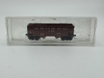 VAGÓN DE TREN DE CARGA TOLVA 325 FERROCARRIL TONOPAH & GOLDFIELD DE COLECCIÓN DICIEMBRE 1977 Foto 1 de 4