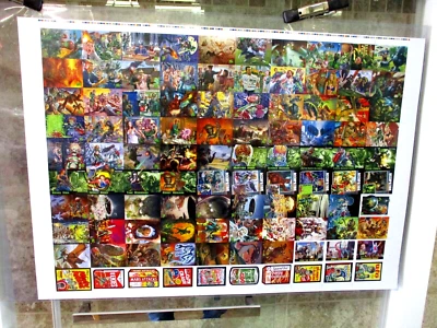 MARS ATTACKS OCCUPATION COMPLETE UNCUT BASE AND SUBSETS PANELS + BOX & SET BOX - Image 1 of 4