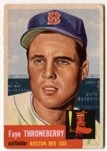 1953 Topps #49 Faye Throneberry Boston Red Sox - Picture 1 of 2