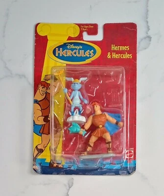 NUEVA Figura de Acción Juguete Vintage Disney Hércules Hermes Mattel 1997 Foto 1 de 2