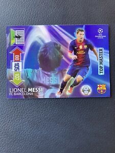 Lionel Messi TOP MASTER Panini Champions League 2012-13 Adrenalyn XL